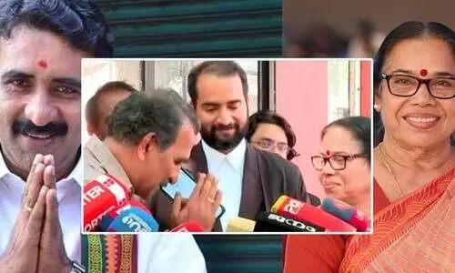 മാപ്പ് മാപ്പേയ്... പി.കെ. ശ്രീമതിയോട് പരസ്യമായി മാപ്പ് പറഞ്ഞ് ബി.ജെ.പി നേതാവ് ബി. ഗോപാലകൃഷ്ണന്‍