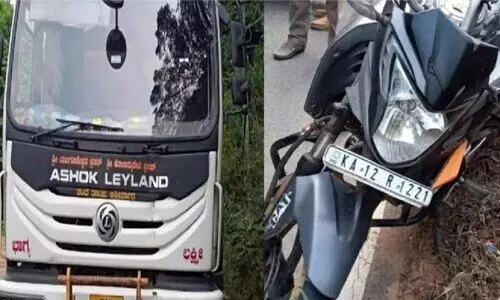 ലോറിയും ബൈക്കും കൂട്ടിയിടിച്ചു; മടിക്കേരിയിൽ യുവാവിന് ദാരുണാന്ത്യം