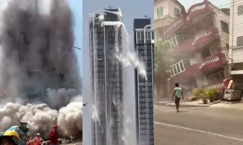 ഭൂചലനത്തിനു പിന്നാലെ മ്യാന്മറിൽ അടിയന്തരാവസ്ഥ; മാധ്യമങ്ങളോട് വിവരം പങ്കുവെക്കാൻ മടിച്ച് ജനം ഭൂചലനത്തിനു പിന്നാലെ മ്യാന്മറിൽ അടിയന്തരാവസ്ഥ; മാധ്യമങ്ങളോട് വിവരം പങ്കുവെക്കാൻ മടിച്ച് ജനം