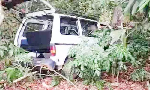 അച്ചൻകോവിലിൽ വാൻ നിയന്ത്രണം മറിഞ്ഞ് എട്ടുപേർക്ക് പരിക്ക്; അപകടത്തിൽപ്പെട്ടവർ തെങ്കാശി സ്വദേശികൾ അച്ചൻകോവിലിൽ വാൻ നിയന്ത്രണം മറിഞ്ഞ് എട്ടുപേർക്ക് പരിക്ക്; അപകടത്തിൽപ്പെട്ടവർ തെങ്കാശി സ്വദേശികൾ