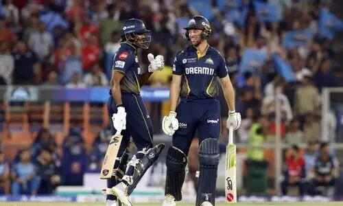 സായ് സുദർശന് അർധ സെഞ്ച്വറി; ടൈറ്റൻസിനെതിരെ മുംബൈക്ക് 197 റൺസ് വിജയലക്ഷ്യം