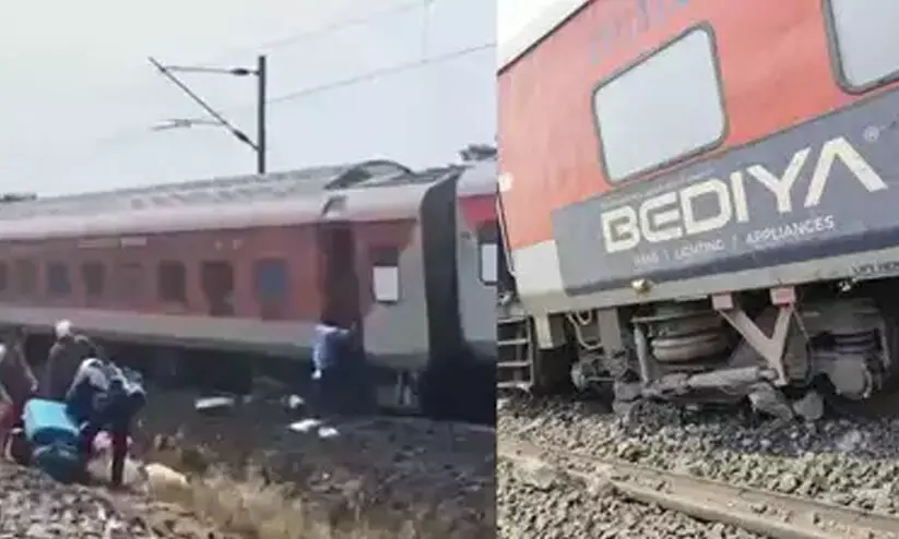 ഒഡിഷയിൽ കാമാഖ്യ എക്സ്പ്രസിന്റെ 11 ബോഗികൾ പാളം തെറ്റി; 25 പേർക്ക് പരിക്ക് ഒഡിഷയിൽ കാമാഖ്യ എക്സ്പ്രസിന്റെ 11 ബോഗികൾ പാളം തെറ്റി; 25 പേർക്ക് പരിക്ക്