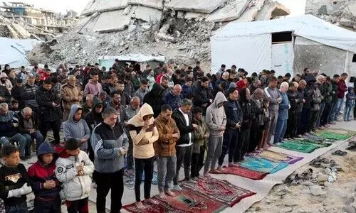 ‘ഞങ്ങൾക്കിത് ദുഃഖത്തിന്റെ ഈദ്’: ഗസ്സയിൽ പെരുന്നാൾ ദിനത്തിലും ബോംബു വർഷം;  അഞ്ച് കുട്ടികൾ ഉൾപ്പെടെ ഒമ്പതു മരണം