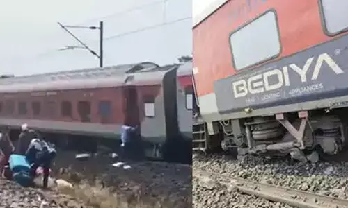 ഒഡിഷയിൽ കാമാഖ്യ എക്സ്പ്രസിന്‍റെ 11 ബോഗികൾ പാളം തെറ്റി; 25 പേർക്ക് പരിക്ക്