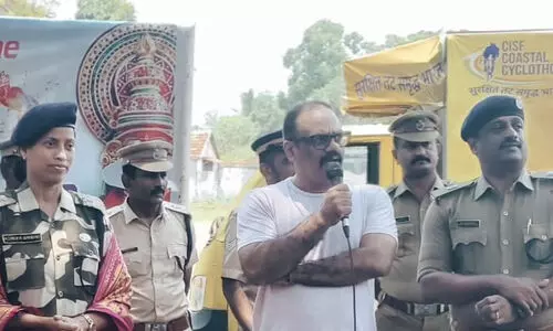 ലഹരി വിരുദ്ധ സൈക്കിൾ റാലിക്ക് സ്വീകരണം