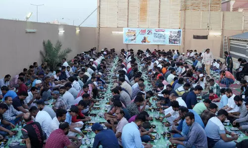 കേ​ളി ബ​ദീ​അ ഏ​രി​യ ജ​ന​കീ​യ ഇ​ഫ്താ​റി​ൽ ആ​യി​ര​ങ്ങ​ൾ പ​ങ്കാ​ളി​ക​ളാ​യി