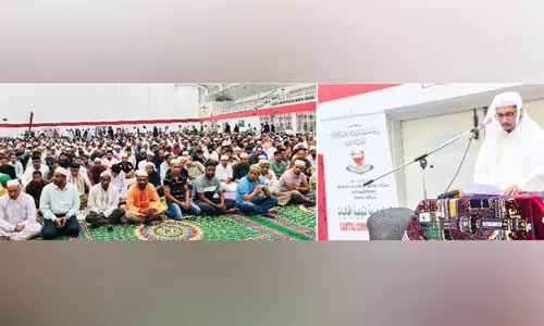 സ​മ​സ്ത ഈ​ദ് മു​സ​ല്ല സം​ഘ​ടി​പ്പി​ച്ചു