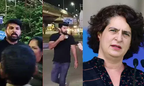 പ്രിയങ്കാ ഗാന്ധിയുടെ വാഹനവ്യൂഹത്തിനുനേരെ കാറോടിച്ച് കയറ്റി; വഴിതടഞ്ഞ യുട്യൂബർക്കെതിരെ കേസ്