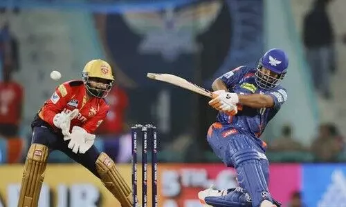 നിരാശപ്പെടുത്തി വീണ്ടും പന്ത്; ലഖ്നോവിനെതിരെ പഞ്ചാബിന് 172 റൺസ് വിജയലക്ഷ്യം