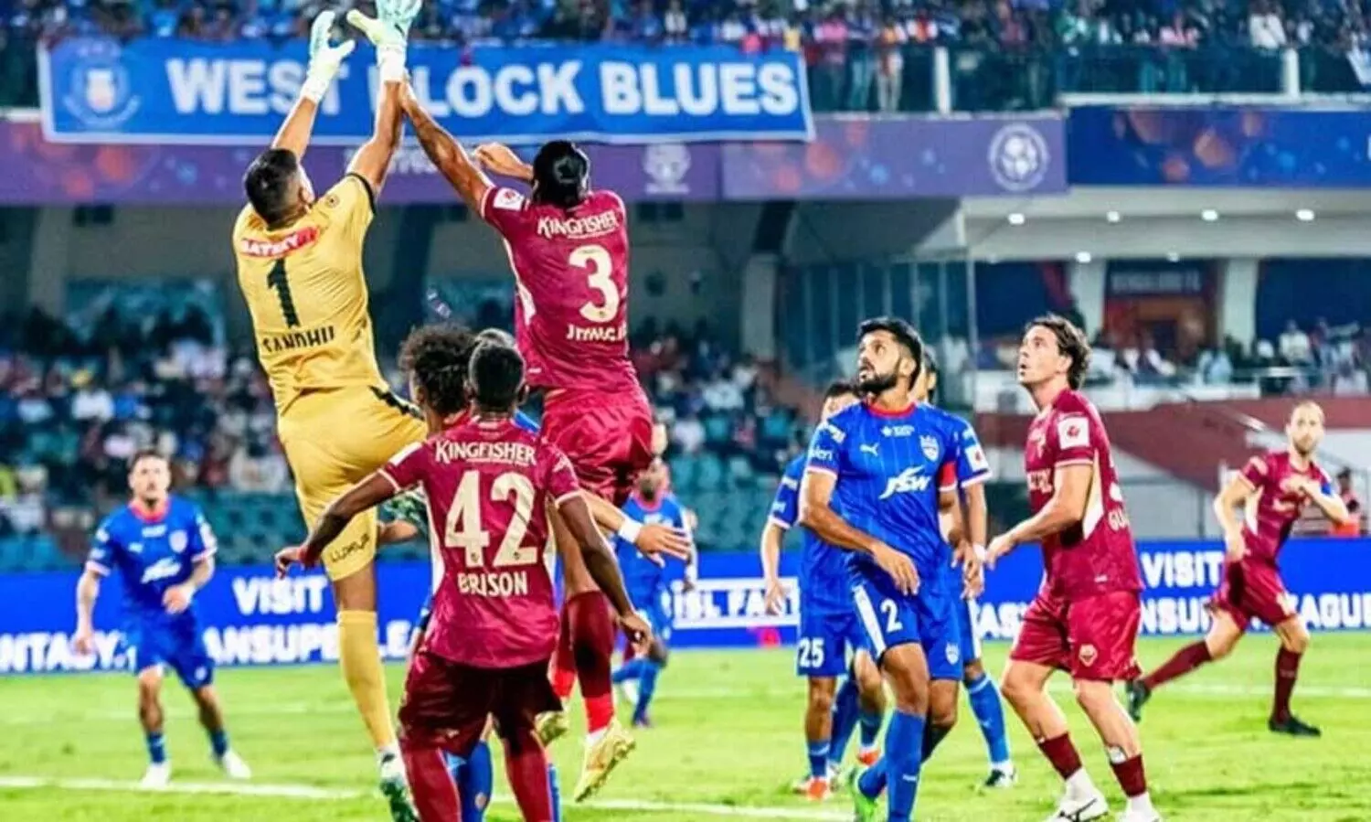 ഐ.എസ്.എൽ സെമി ആദ്യപാദം ബംഗളൂരുവിന് സ്വന്തം; ഗോവയെ കീഴടക്കിയത് രണ്ടു ഗോളിന്