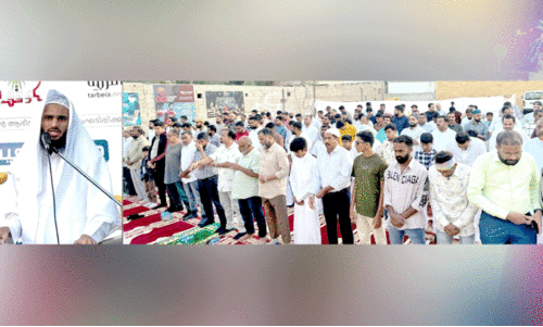 അ​ൽ മ​ന്നാ​ഇ -ഉ​മ്മു​ൽ ഹ​സ്സം യൂ​നി​റ്റ് ഈ​ദ് ഗാ​ഹ് സം​ഘ​ടി​പ്പി​ച്ചു