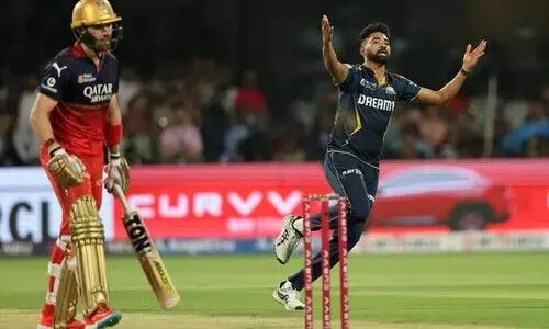 സിറാജിന് മൂന്നു വിക്കറ്റ്; ബംഗളൂരുവിനെതിരെ ഗുജറാത്തിന് 170 റൺസ് വിജയലക്ഷ്യം