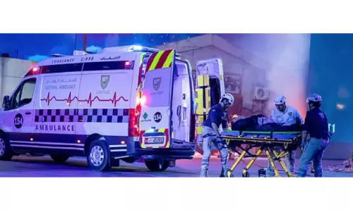 ദേശീ​യ ആം​ബു​ല​ൻ​സി​ന്​ ല​ഭി​ച്ച​ത്​ 22,900 അ​ടി​യ​ന്ത​ര   കാ​ളു​ക​ൾ