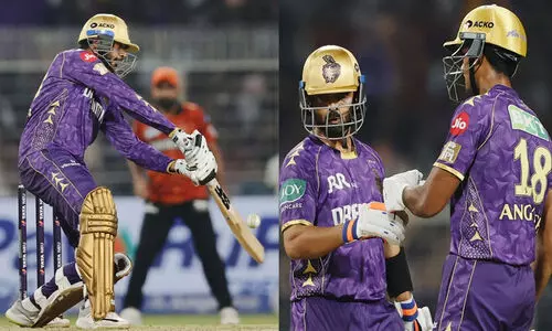 വെങ്കിടേഷിനും രഘുവംഷിക്കും അർധസെഞ്ച്വറി; സൺറൈസേഴ്സിന് 201 റൺസ് വിജയലക്ഷ്യം