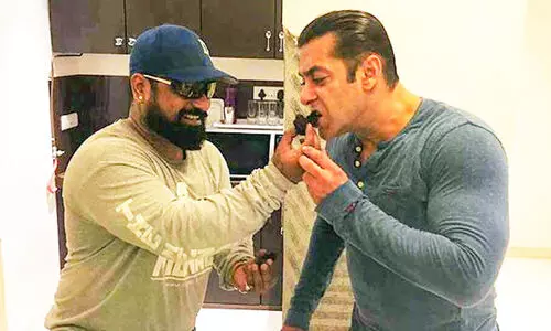 Salman Khan and Rakesh R. Udiyar