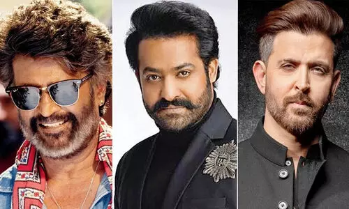 Rajinikanth, Hrithik Roshan,  Jr NTR