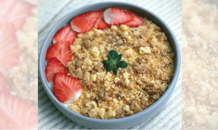 ക്രംബ്ൾഡ് പൈനാപ്പിൾ പുഡ്ഡിങ്