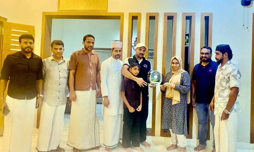 ജുമാന മൈമൂനയെ അനുമോദിച്ചു ജുമാന മൈമൂനയെ അനുമോദിച്ചു