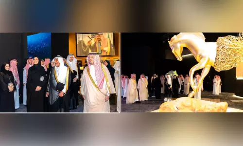 ‘ഇ​ൻ ദ ​ല​വ് ഓ​ഫ് ഖാ​ലി​ദ് അ​ൽ-​ഫൈ​സ​ൽ’ പ്ര​ദ​ർ​ശ​നം ആ​രം​ഭി​ച്ചു