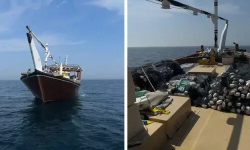 നി​യ​മ​വി​രു​ദ്ധ മീ​ൻ​പി​ടി​ത്തം; മ​ത്സ്യ​ത്തൊ​ഴി​ലാ​ളി​ക​ൾ പി​ടി​യി​ൽ