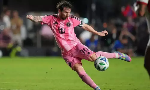 മയാമിയിലും ഒറ്റപ്പേര്, മെസ്സി.!; എക്കാലത്തെയും മികച്ച ഗോൾ വേട്ടക്കാരനെന്ന റെക്കോഡും ഇതിഹാസ താരത്തിന് മയാമിയിലും ഒറ്റപ്പേര്, മെസ്സി.!; എക്കാലത്തെയും മികച്ച ഗോൾ വേട്ടക്കാരനെന്ന റെക്കോഡും ഇതിഹാസ താരത്തിന്