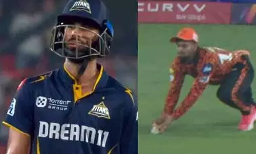 വാഷിങ്ടൺ സുന്ദറിന്‍റെ പുറത്താകൽ നോട്ടൗട്ട്? തേർഡ് അമ്പയറെ എയറിലാക്കി ആരാധകർ; ഐ.പി.എല്ലിൽ വീണ്ടും വിവാദം