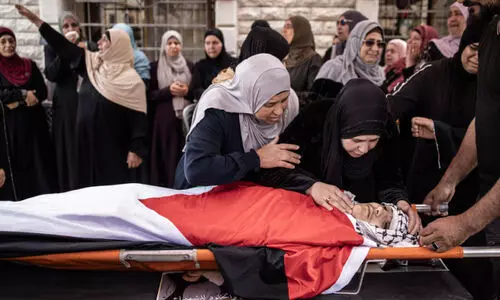 മാ​ധ്യ​മ​പ്ര​വ​ർ​ത്ത​ക​രു​ടെ ടെ​ന്റു​ക​ളി​ൽ ബോം​ബി​ട്ട് ഇ​സ്രാ​യേ​ൽ