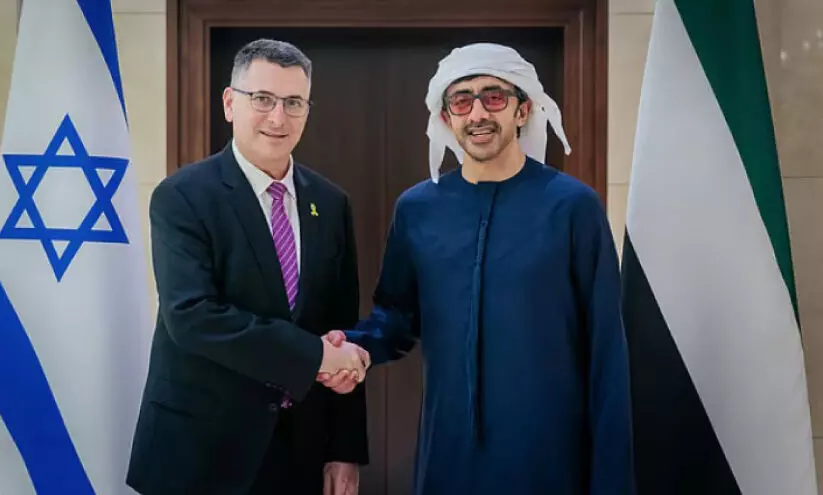 ഇ​സ്രാ​യേ​ൽ വി​ദേ​ശ​കാ​ര്യ​മ​ന്ത്രി അ​ബൂ​ദ​ബി​യി​ൽ