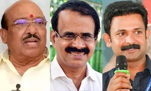 Vellappally Natesan, Jinto John, George Kurian