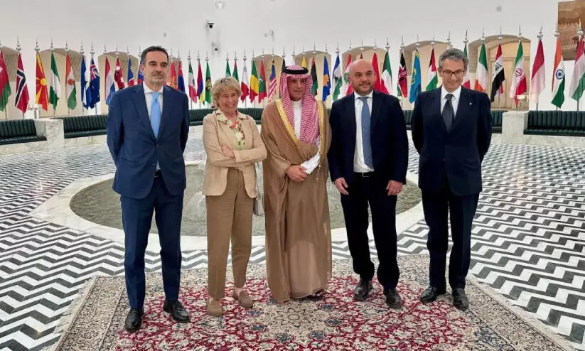 സൗ​ദി സ​ഹ​മ​ന്ത്രി- ഇ​റ്റാ​ലി​യ​ൻ സെ​ന​റ്റ​ർ​ കൂ​ടി​ക്കാ​ഴ്ച