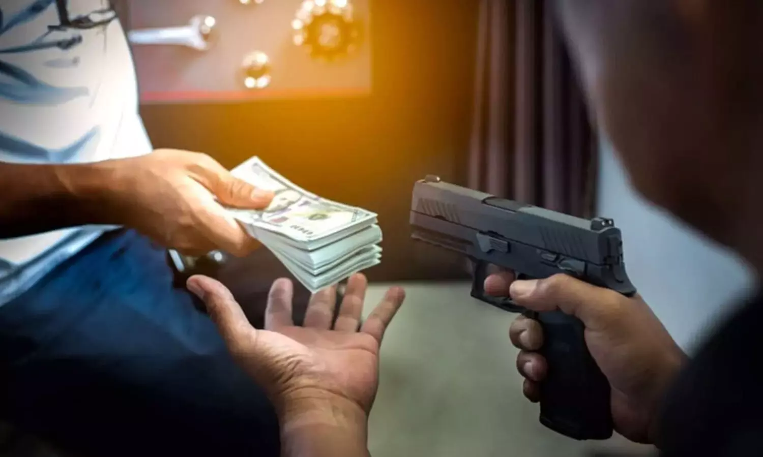 കളിത്തോക്ക് ഉപയോഗിച്ച് ബാങ്ക് കൊള്ളയടിക്കാൻ ശ്രമം; ഒരാൾ അറസ്റ്റിൽ