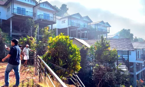 തളിപ്പുഴ പൂക്കോട് കുന്നിൽ അനധികൃത റിസോർട്ട് നിർമാണം