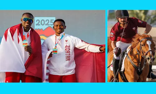 ​ബീ​ച്ച് ഗെ​യിം​സ്: മി​ന്നും പ്ര​ക​ട​ന​വു​മാ​യി ഖ​ത്ത​ർ, വോ​ളി​യി​ൽ ഉ​ൾ​പ്പെ​ടെ സ്വ​ർ​ണ​നേ​ട്ടം