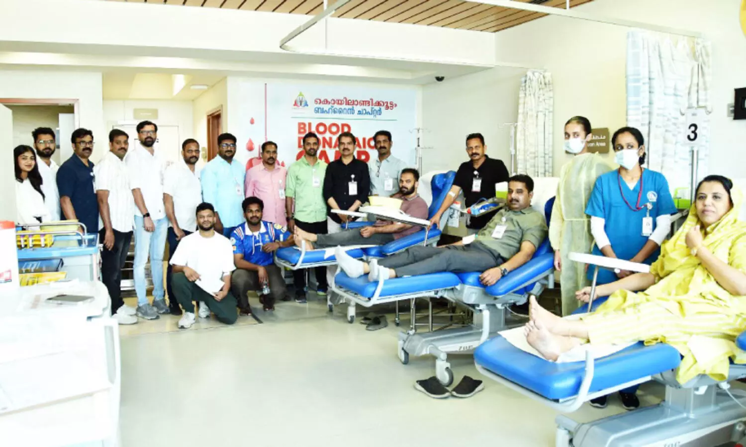 കൊ​യി​ലാ​ണ്ടി​ക്കൂ​ട്ടം അ​വാ​ലി കാ​ർ​ഡി​യാ​ക് സെ​ന്റ​റി​ൽ ര​ക്ത​ദാ​ന ക്യാ​മ്പ് നടത്തി