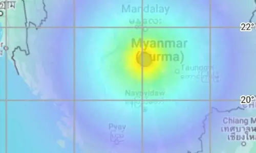 മ്യാൻമറിൽ വീണ്ടും ഭൂകമ്പം; 5.6 തീവ്രത