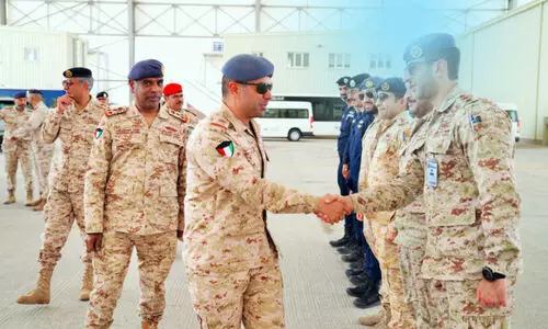 സം​യു​ക്ത സൈ​നി​കാ​ഭ്യാ​സം വ്യാ​ഴാ​ഴ്ച