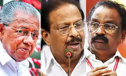 K Sudhakaran, AK Balan, Pinarayi Vijayan