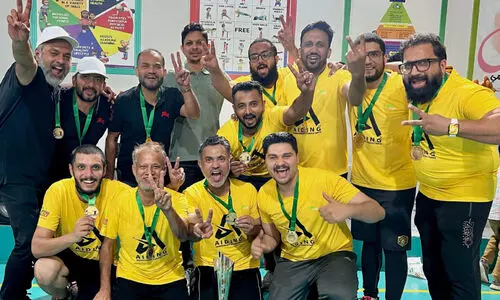 ജി​ദ്ദ ഐ​ഡി​ങ് -ബി.​ആ​ർ.​സി ബാ​ഡ്മി​ന്റ​ൺ: ബി.​ആ​ർ.​സി.​ഡ​യ​ർ ഡ​ബി​ൾ​സ്‌ ജേ​താ​ക്ക​ൾ