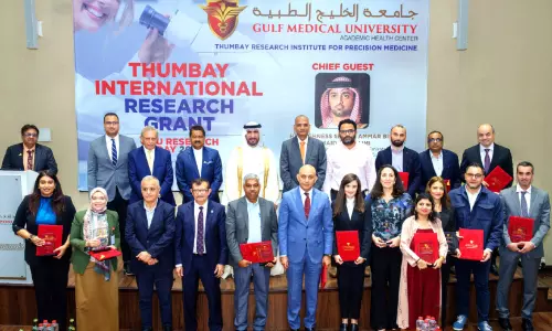 തും​ബെ ഇ​ന്‍റ​ർ​നാ​ഷ​ന​ൽ റി​സ​ർ​ച് ഗ്രാ​ന്‍റി​ന്‍റെ ആ​ദ്യ ബാ​ച്ചി​ന്​​ സ​മാ​പ​നം