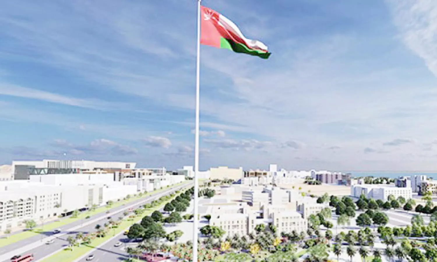 ഒ​മാ​നി​ലെ ഏ​റ്റ​വും ഉ​യ​രംകൂ​ടി​യ കൊ​ടി​മ​രം അ​ടു​ത്ത മാ​സം നാ​ടി​ന് സ​മ​ർ​പ്പി​ക്കും