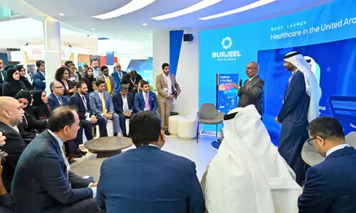 അ​ബൂ​ദ​ബി ഗ്ലോ​ബ​ൽ ഹെ​ൽ​ത്ത് വീ​ക്കി​ൽ ഡോ. ​ജോ​ർ​ജ് മാ​ത്യു​വി​ന് ആ​ദ​രം