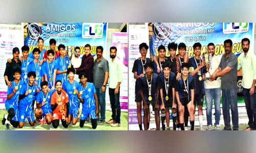 അ​മി​ഗോ​സ് അ​ക്കാ​ദ​മി യൂ​ത്ത് ചാ​മ്പ്യ​ൻ​സ്; യു​നൈ​റ്റ​ഡ് ഇ​ന്ത്യ​ൻ സ്കൂ​ളും അ​മി​ഗോ​സ് ഫീ​നി​ക്സും ജേ​താ​ക്ക​ൾ