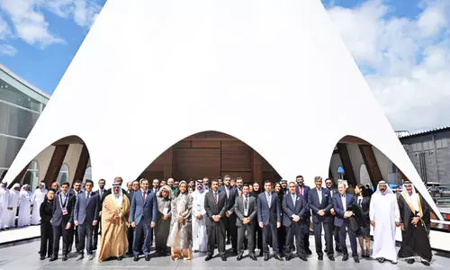 ഖ​ത്ത​റി​ന്റെ ക​ഥ​പ​റ​ഞ്ഞ് ഒ​സാ​ക​യി​ലെ പ​വി​ലി​യ​ൻ