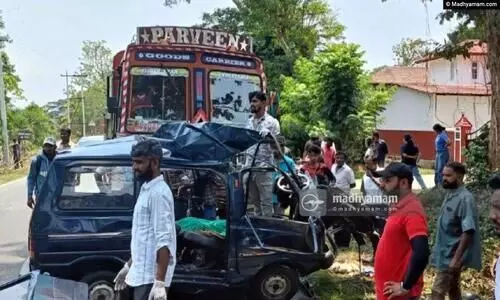 കുടകിൽ വാഹനാപകടം; വയോധികക്കും മകനും ദാരുണാന്ത്യം