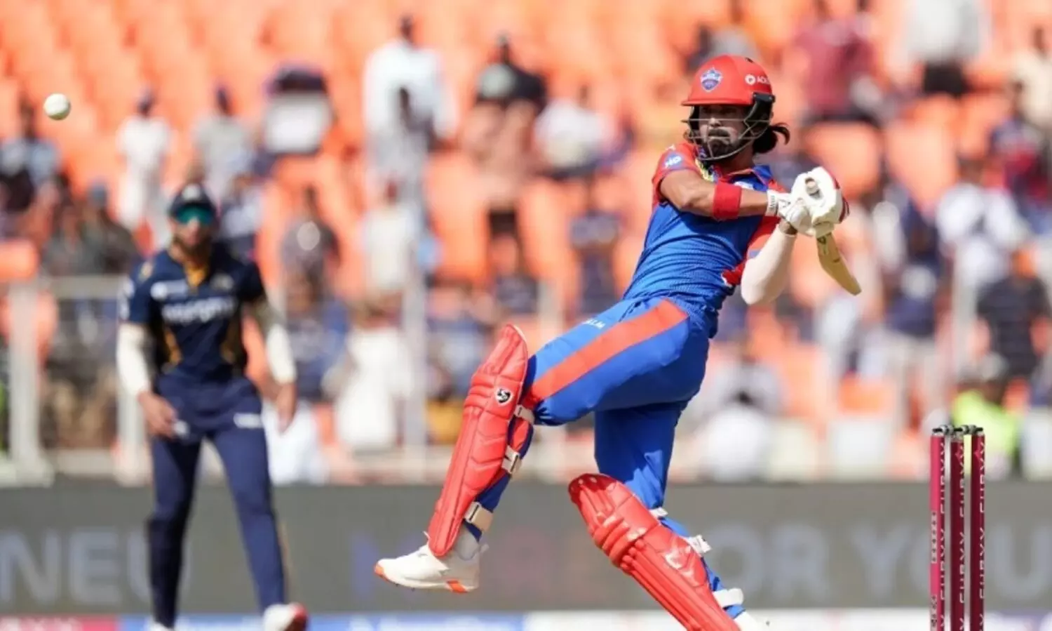 ഫോമിലേക്കുയർന്ന് ഡൽഹി ബാറ്റിങ് നിര, പ്രസിദ്ധ് കൃഷ്ണക്ക് നാല് വിക്കറ്റ്; ടൈറ്റൻസിന് 204 റൺസ് വിജയലക്ഷ്യം