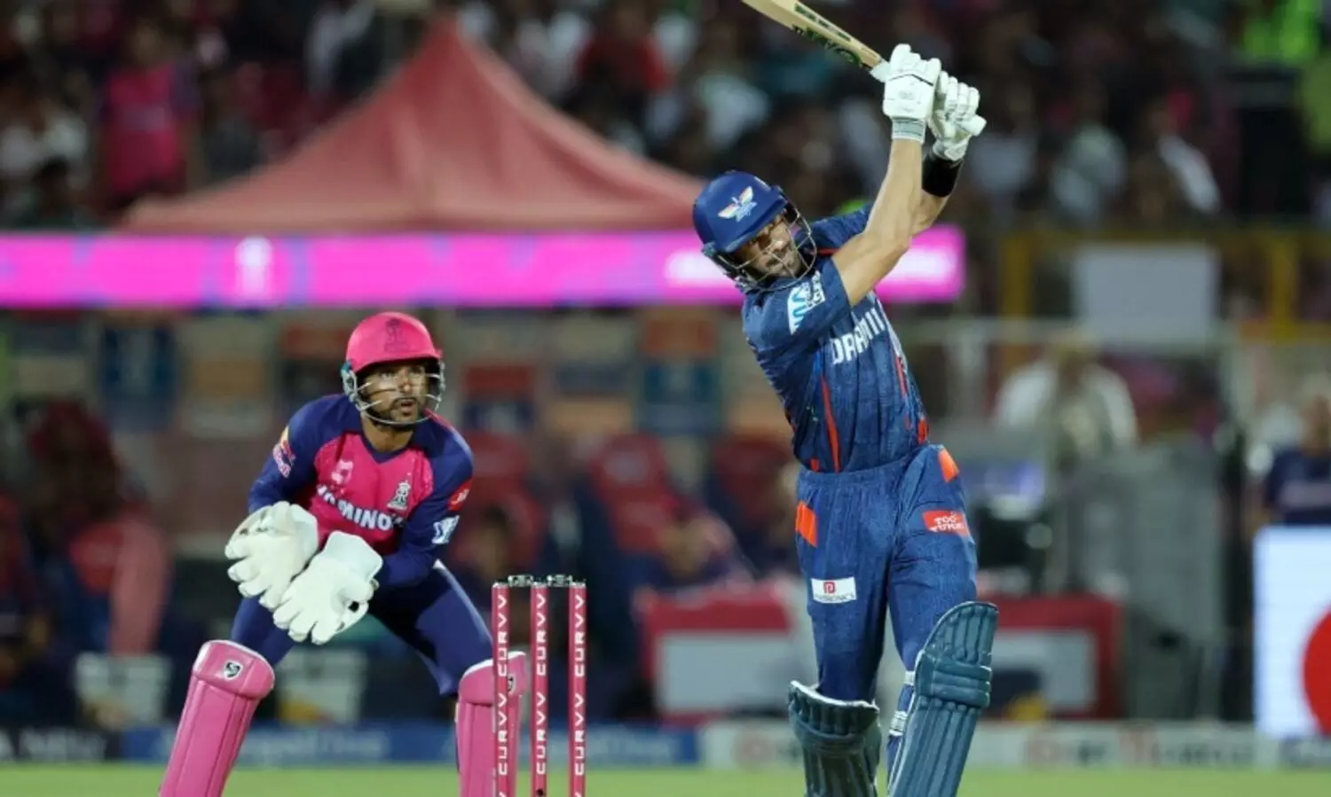 മാർക്രമിനും ബദോനിക്കും ഫിഫ്റ്റി, സമദിന്‍റെ ഫിനിഷിങ് വെടിക്കെട്ട്; എൽ.എസ്.ജിക്കെതിരെ രാജസ്ഥാന് 181 റൺസ് വിജയലക്ഷ്യം