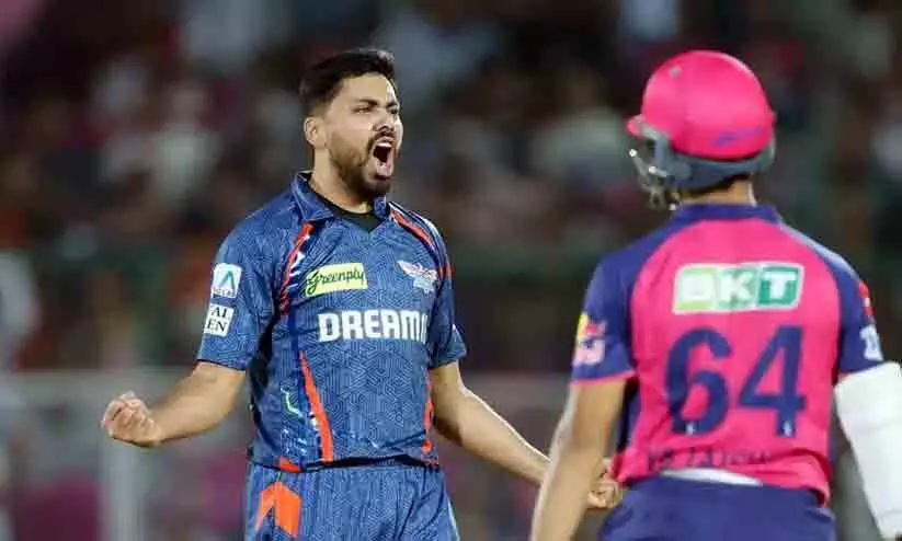 എനിക്ക് സ്റ്റാർക്ക് ആകേണ്ടതില്ല! സ്കോർബോർഡ് നോക്കി പന്തെറിയില്ല; മത്സരശേഷം കളിയിലെ താരം ആവേശ് ഖാൻ