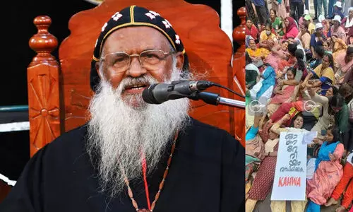 Orthodox-Church-Catholic-asha workers protest