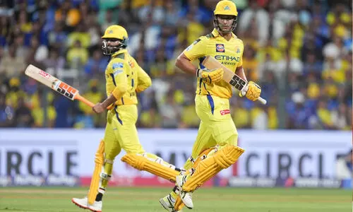 രവീന്ദ്ര ജദേജക്കും ശിവം ദുബെക്കും അർധ സെഞ്ച്വറി; മുംബൈക്ക് 177 റൺസ് വിജയലക്ഷ്യം