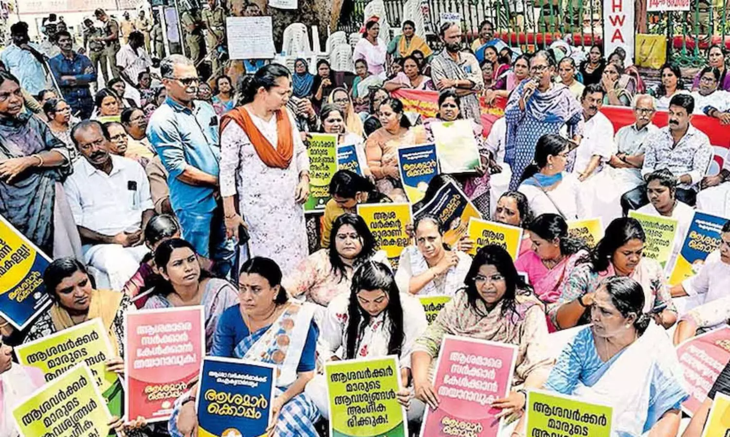 ആശമാരുടെ രാപകൽ സമര യാത്ര: കാസർകോട് മുതൽ തിരുവനന്തപുരം വരെ